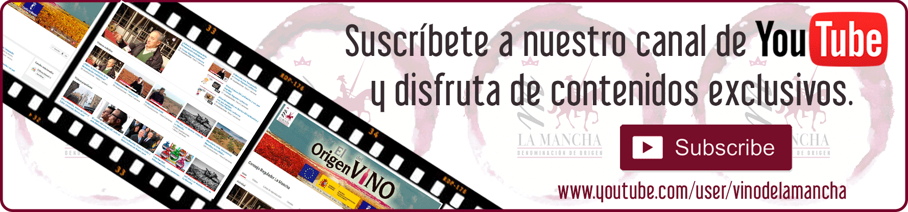 Canal de YouTube Vinos de La Mancha