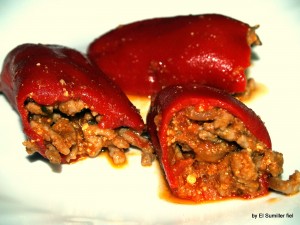 pimientos rellenos de carne pimientos del pico rellenos de carne picada