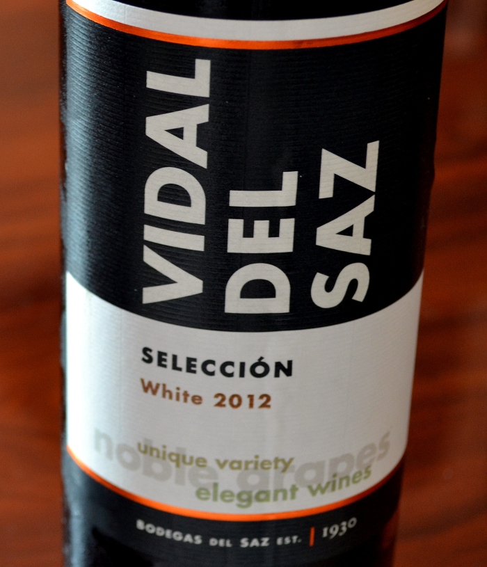 Vidal del Saz seleccion white 2012 Denominación de Origen La Mancha