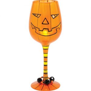 Lolita Halloween Pumpkin Potion Wine Glass