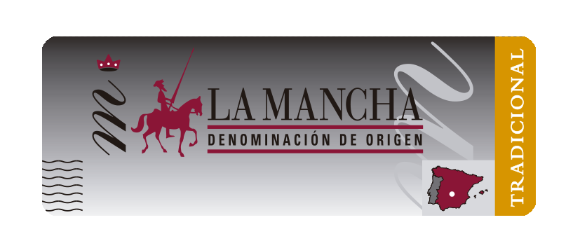 Precinto de calidad vinos tradicionales DO La Mancha