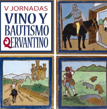 Bautismo Qervantino, azulejos de la Fonda de la Estación. Imagen cedida por ADIF