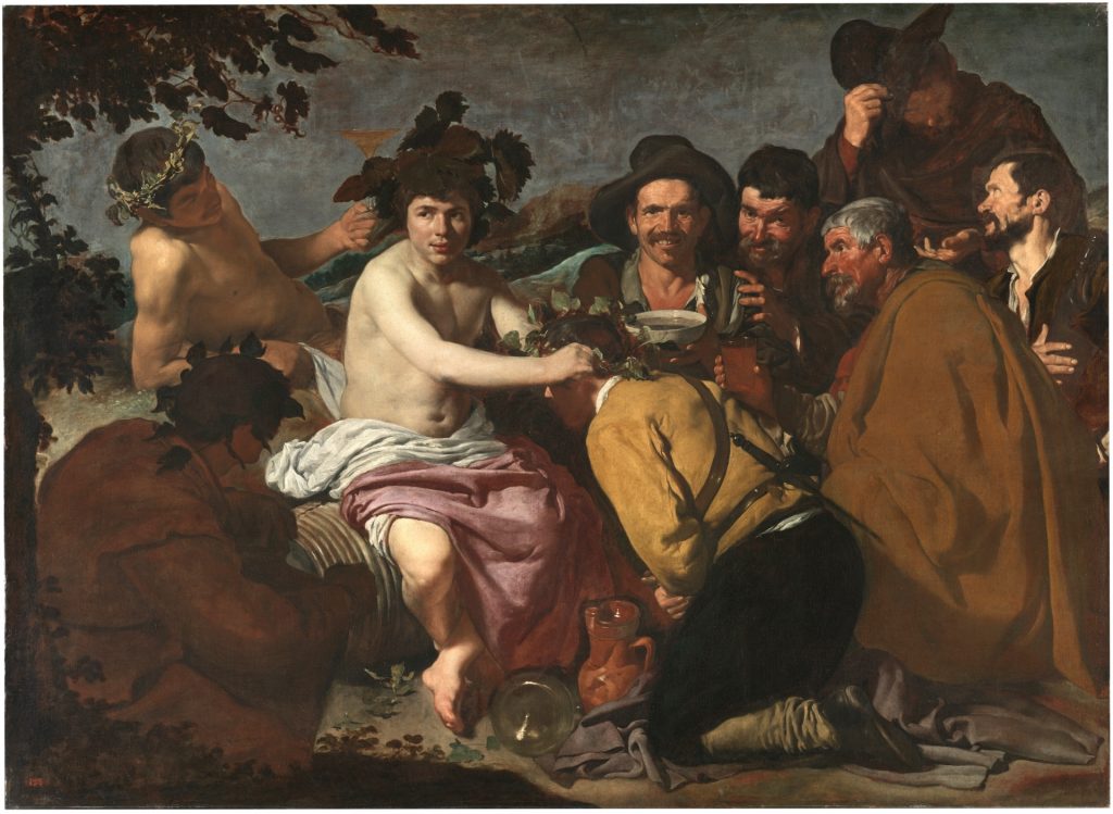 El triunfo de Baco. Velázquez. 1628.