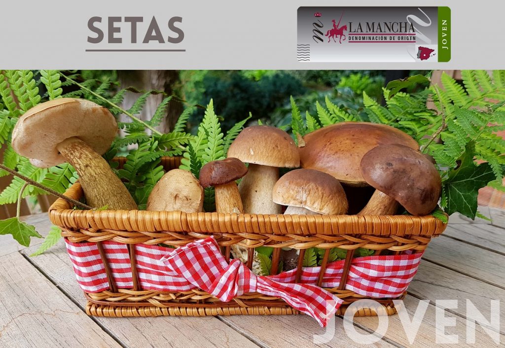 Cesta de setas