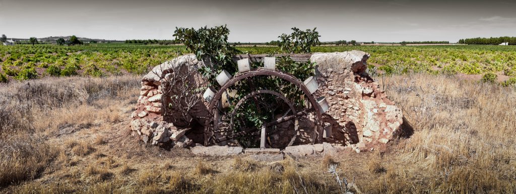 Old waterwheel well in La Mancha.