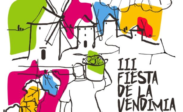Cartel III Fiesta de la Vendimia en La Mancha