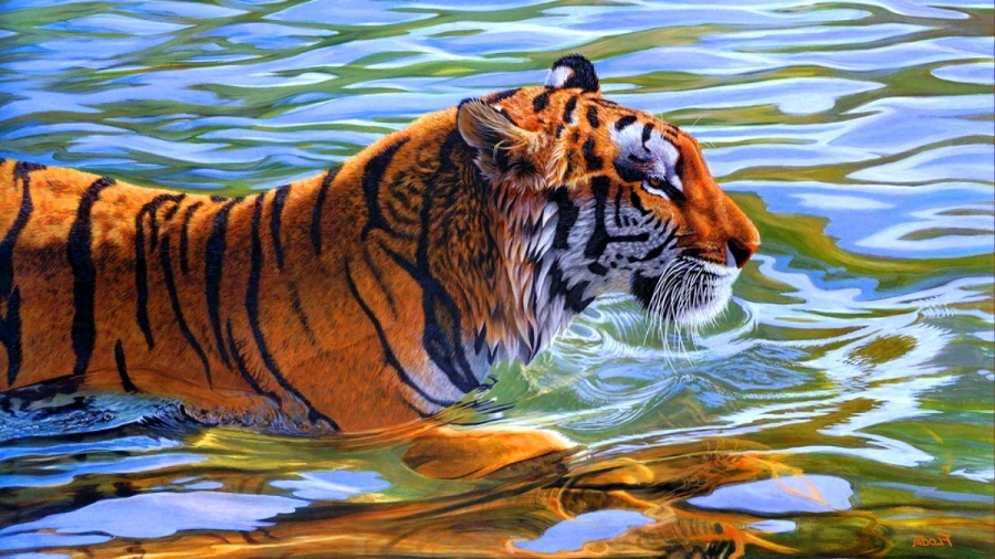 Tigre, animal del Nuevo Año Chino (Flickr)