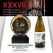 Premios vinos blancos varietales 24-Verdejo ORO