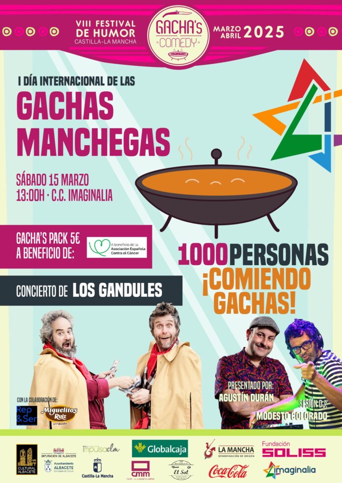 Cartel de presentación del Día Internacional de las Gachas Manchegas