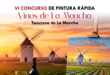 Cartel del VI Concurso de Pintura Rápida 'Vinos de La Mancha' 2025