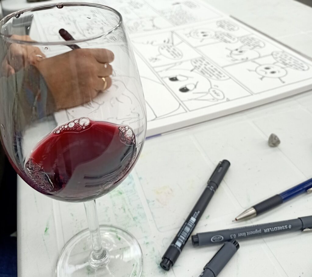 Vino y cómic volverán a maridar en El Provencio