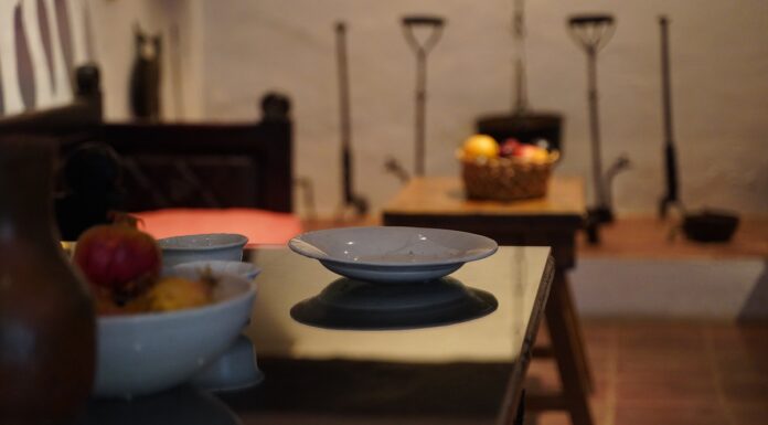 Recreación de una cocina castellana en el Siglo de Oro. Museo Casa de Dulcinea. El Toboso (Toledo)