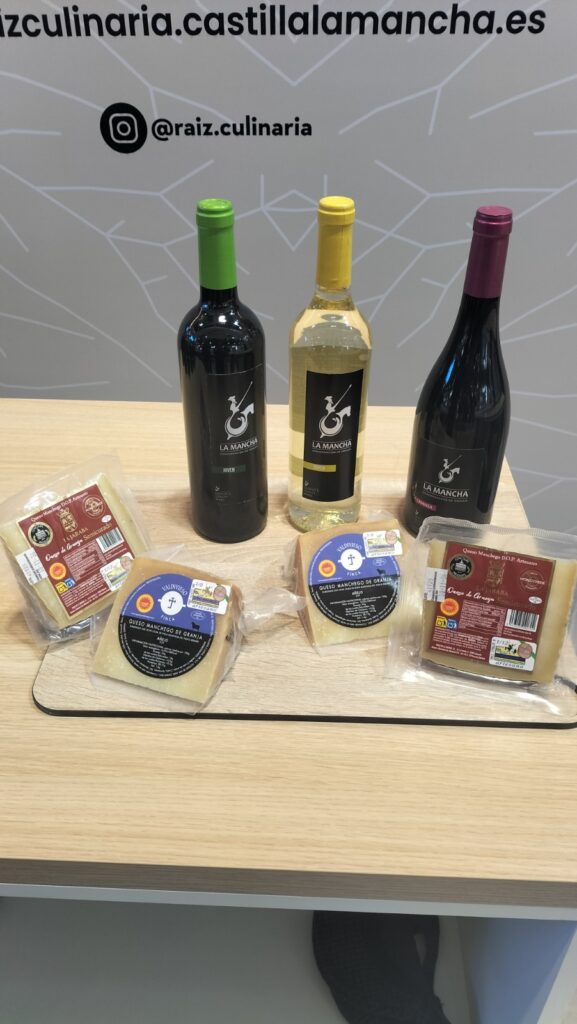 Los vinos de La Mancha se maridaron con quesos DOP manchego