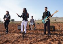 DenisDenis durante la grabación del videoclip en 2024