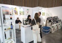 Stand cojunto con presencia de los vinos DO La Mancha