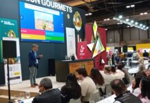 En un momento de la cata kahoot en Salón Gourmets de Madrid