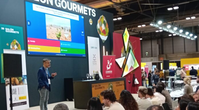 En un momento de la cata kahoot en Salón Gourmets de Madrid