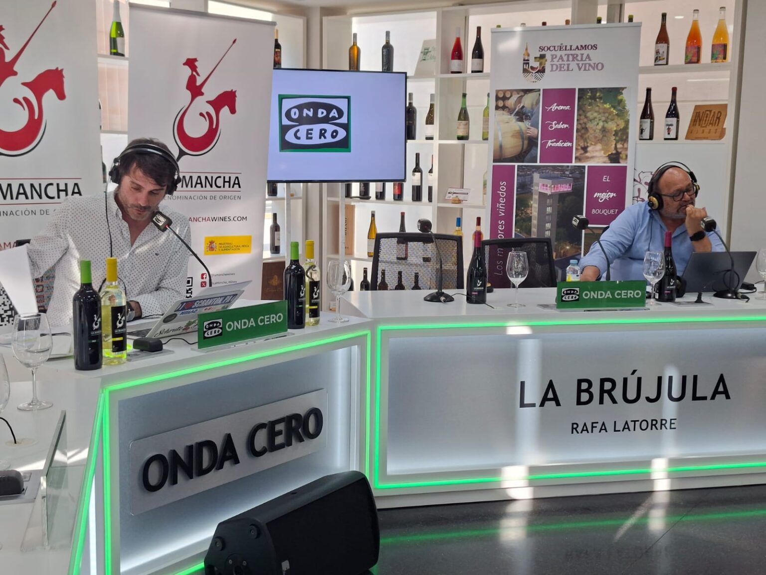 La Brujula de Onda Cero se emite desde la Torre del vino