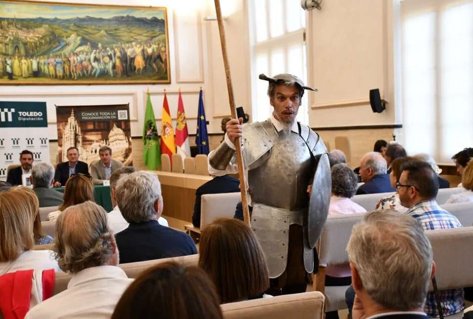 Las referencias a Cervantes son continuas en el Quijote. Imagen de la Diputación de Toledo