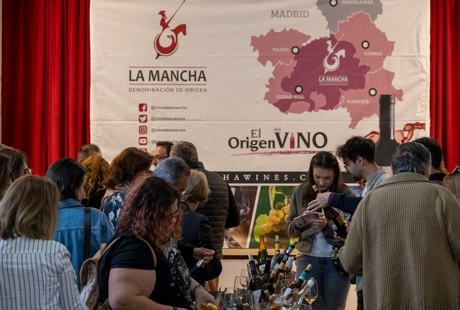 Galeria del vino realizada antes del brindis
