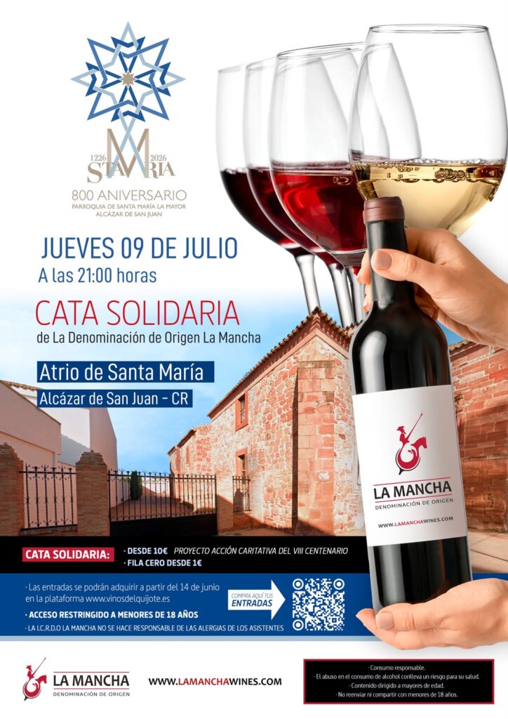 Cartel Cata Solidaria VIII Centenario Santa María
