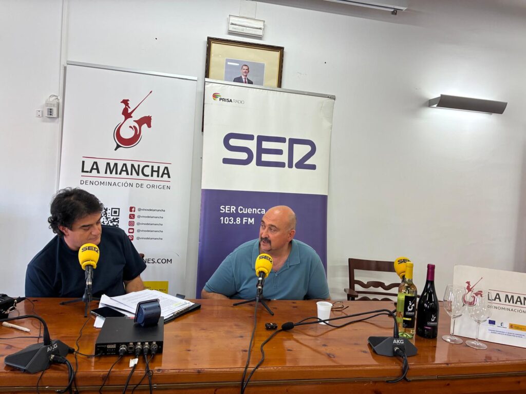 Ángel Ortega, gerente del CRDO La Mancha entrevistado en el programa