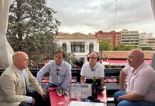 Los vinos de La Mancha brindan por la Feria de Albacete en la COPE Cadena Cope emitió desde El Templete de Albacete