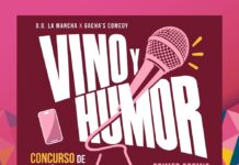 Cartel muro - Vino y humor