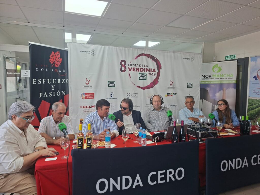 Pedro Muñoz, vinoy Fiesta de la vendimia en Onda Cero